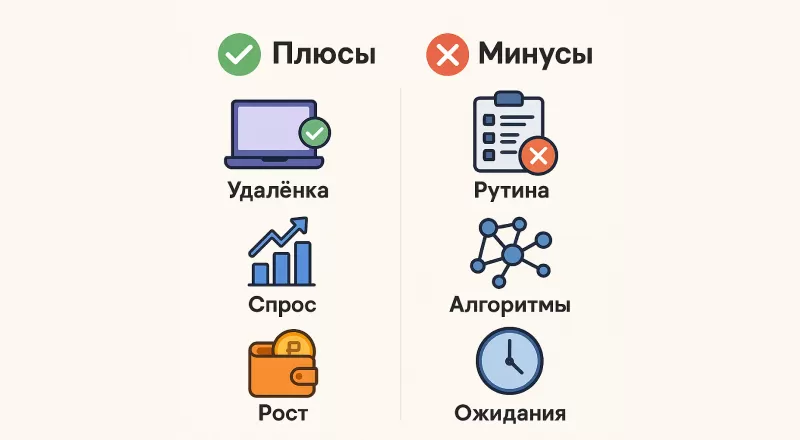 Плюсы и минусы профессии SEO-специалиста